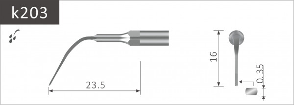 Xpedent Ultraschallspitzen für KaVo PiezoLED & PieszoSoft kompatibel k203