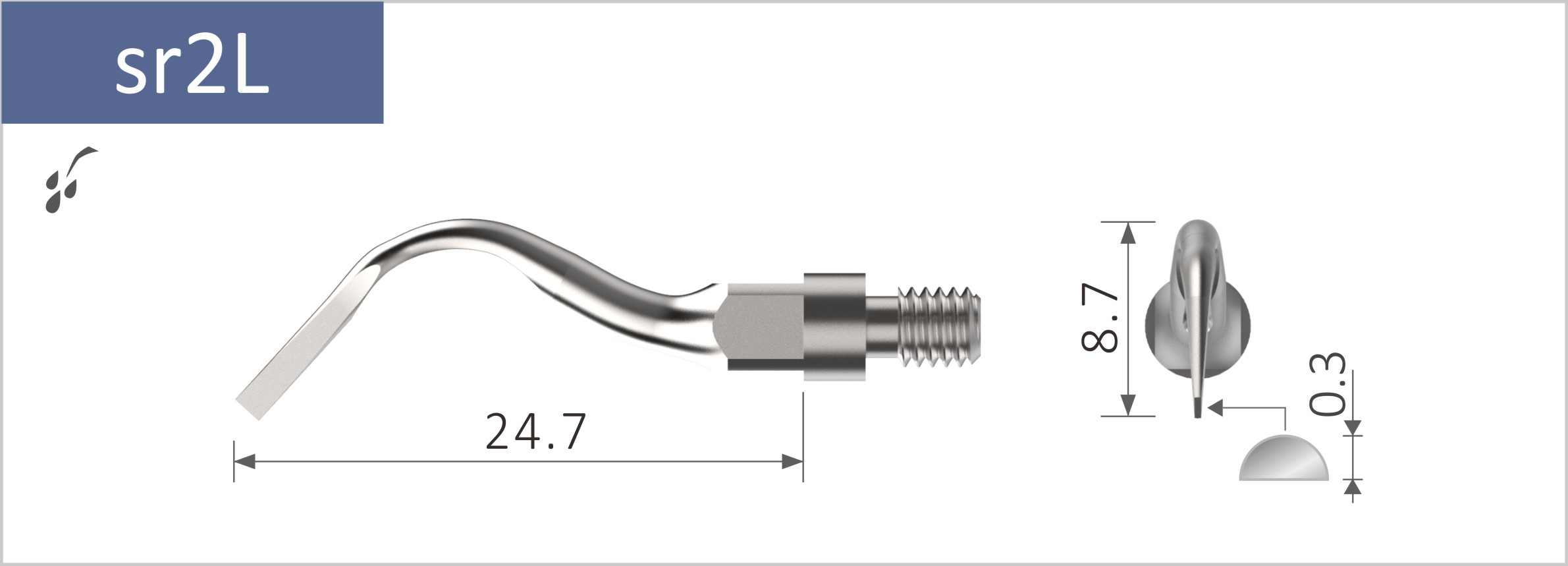 Xpedent Ultraschallspitzen für Sirona kompatibel sr2L universal