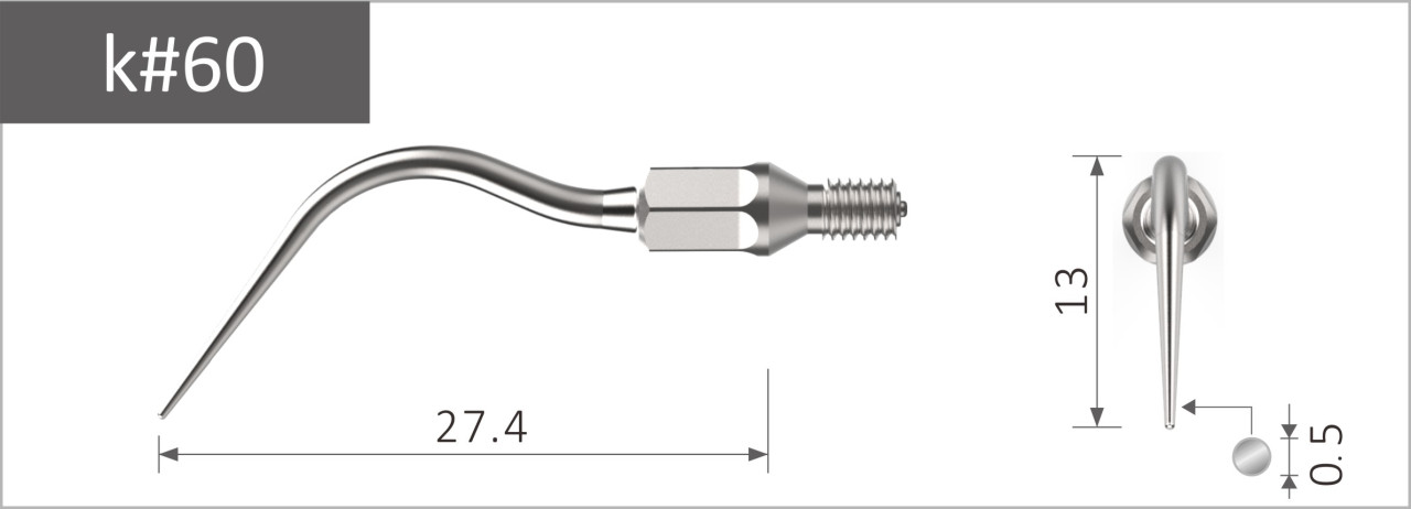 Xpedent Ultraschallspitzen für KaVo Sonicflex kompatibel, k#60