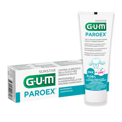 GUM PAROEX Zahnpasta 0,06% 75ml