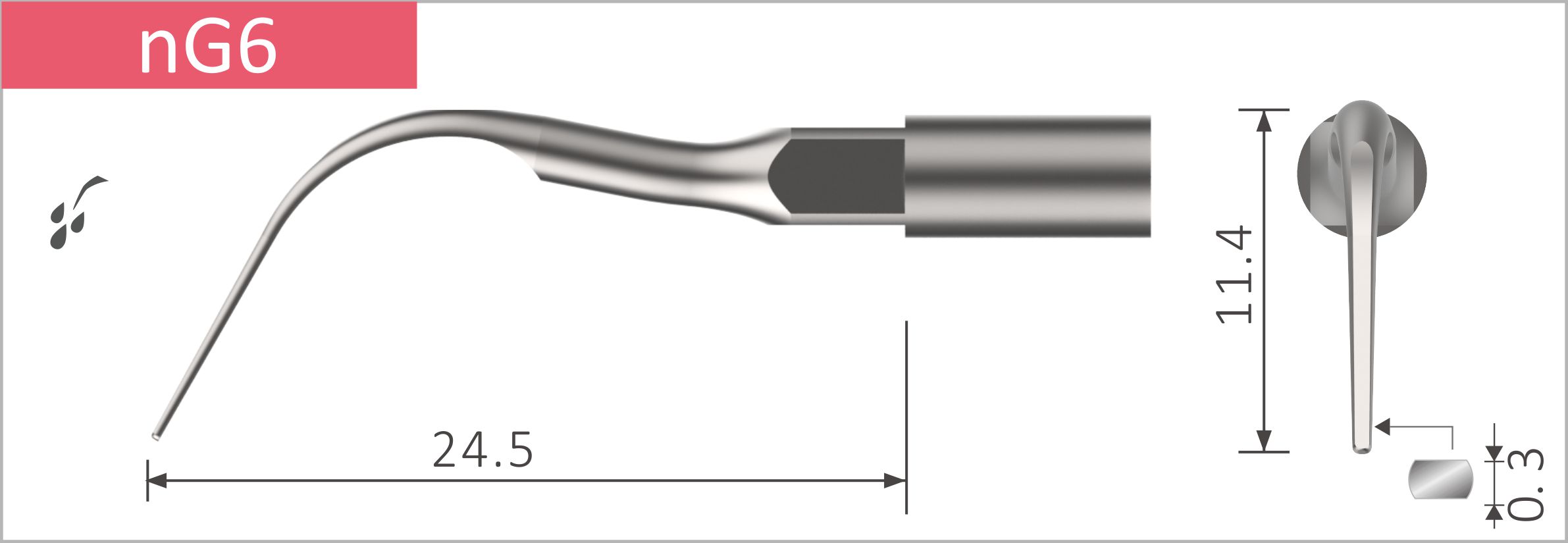 Xpedent Ultraschallspitzen für NSK Varios kompatibel nG6