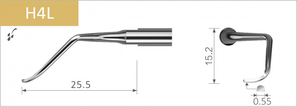 Xpedent Ultraschallspitzen für Satelec kompatibel sH4L