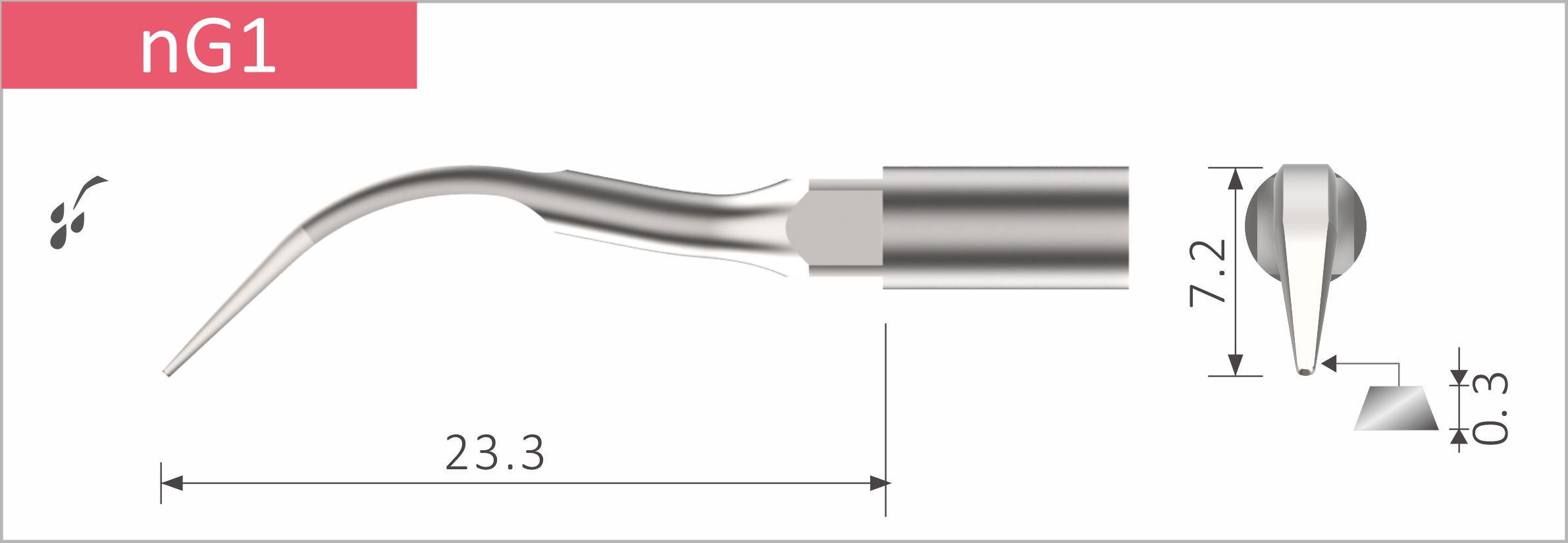 Xpedent Ultraschallspitzen für NSK Varios kompatibel nG1